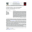 On making causal claims : A review and recommendations | Antonakis, John
