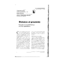 Distance et proximité : Esquisse d'une problématique pour les organisations | Gomez, Pierre-Yves (1960-....)