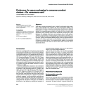 Preference for green packaging in consumer product choices : Do consumers care? | Rokka, Joonas