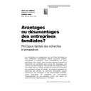 Avantages ou désavantages des entreprises familiales ? | Arregle, Jean-Luc (19..-....)