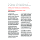The Valuation of Tax Shields Induced by Asset Step-ups in Corporate Acquisitions | Groh, Alexander (19..-....)