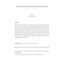 The determinants of international commercial real estate investments | Groh, Alexander (19..-....)