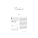 Modelling Stock Returns with Lévy Processes | Le Courtois, Olivier (1975-....)