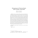 Management of Pension Funds under Market Jump Risk | Le Courtois, Olivier (1975-....)
