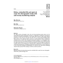 Ethics, embodied life and esprit de corps : an ethnographic study with anti-money laundering analysts | Pérezts, Mar (1984-....)