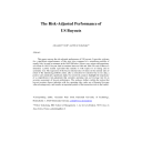 The Risk-Adjusted Performance of US Buyouts | Groh, Alexander (19..-....)