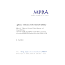 Optimal Collusion with Limited Liability | Billette de Villemeur, Etienne