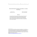 Horizontal R and D cooperation and spillovers : evidence from France | Versaevel, Bruno (19..-....)
