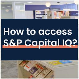 S&P Capital IQ : access the database | 